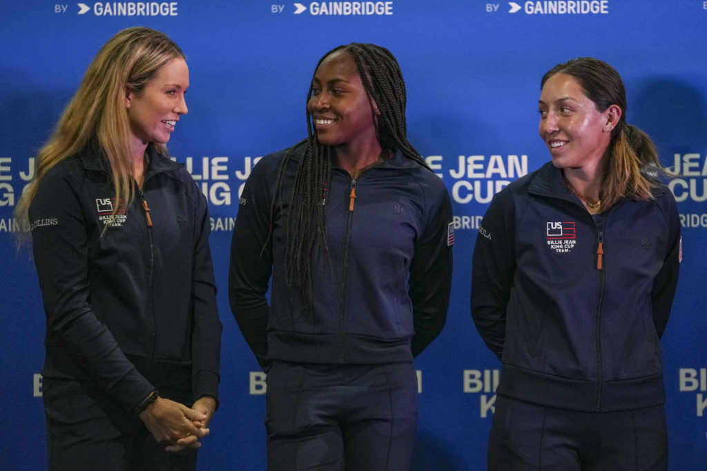2023 Billie Jean King Cup Qualifier - USA v Austria: Draw Ceremony