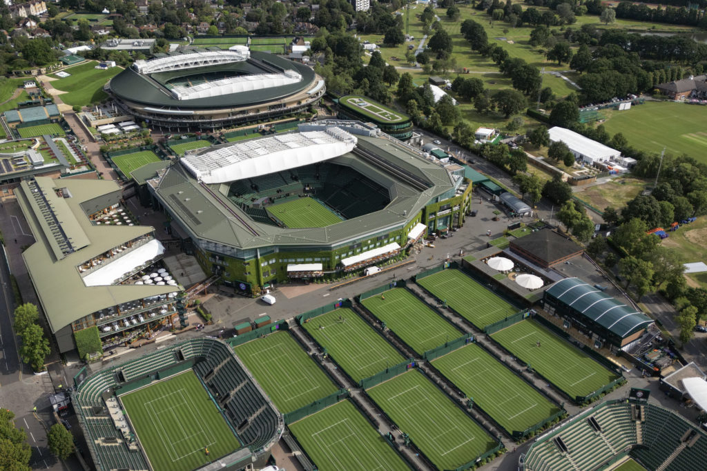 Aerial Views Of The All England Lawn Tennis & Croquet Club