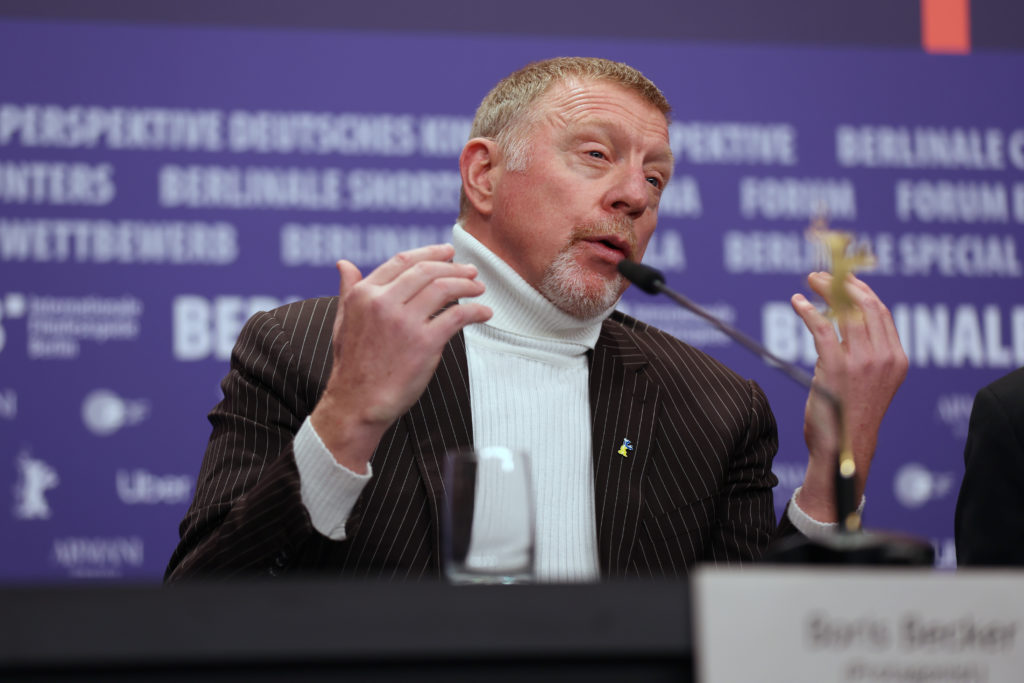 "Boom! Boom! The World vs. Boris Becker" Press Conference - 73rd Berlinale International Film Festival
