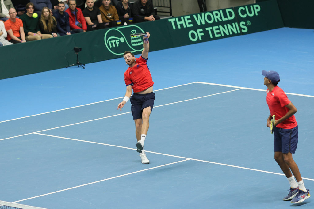 Ukraine v USA - 2024 Davis Cup Qualifiers: Day 2