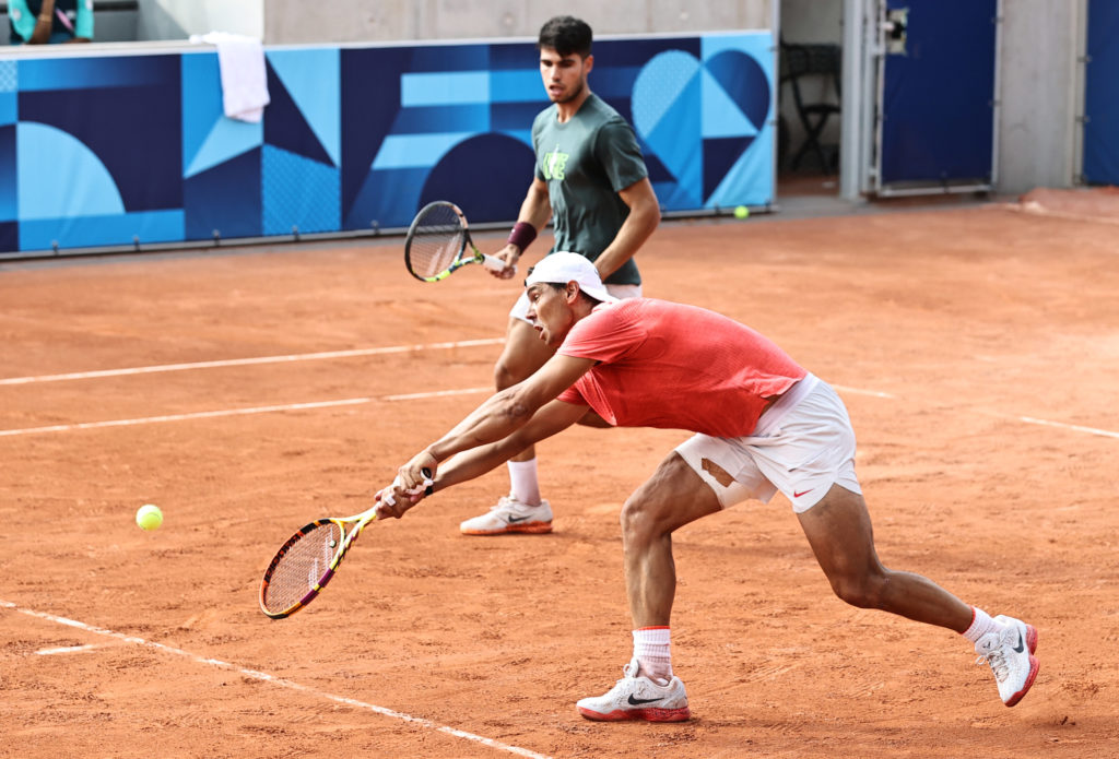 Spanish Tennis Squad Trains For Paris 2024 Olympic Games