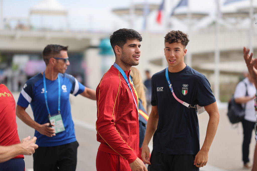 Carlos Alcaraz Sightings In Paris Olympic Village