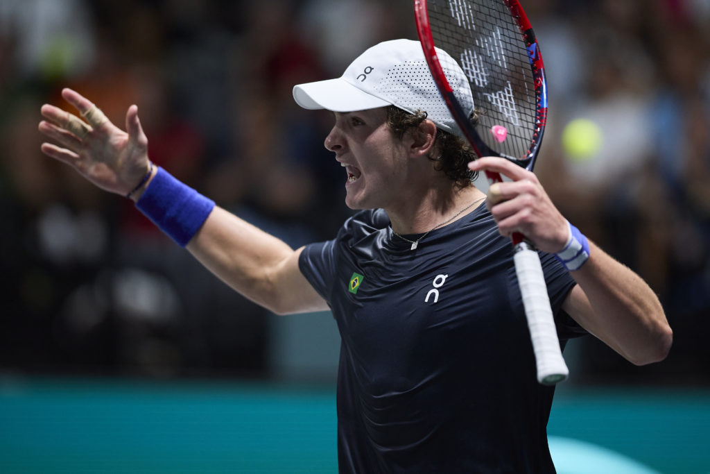 2024 Davis Cup Finals Group Stage Bologna - Netherlands v Brazil