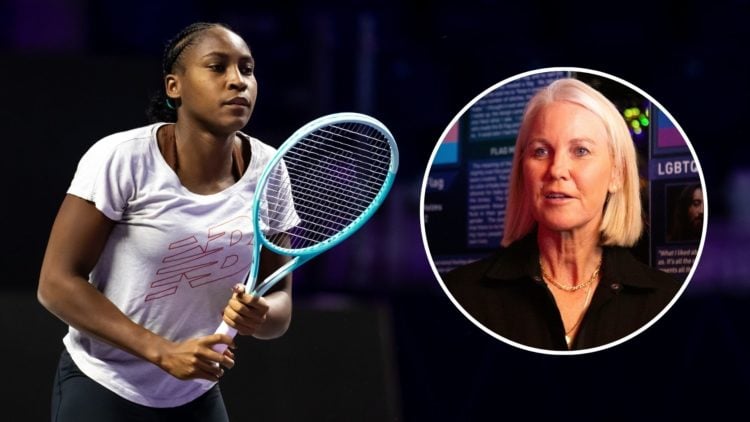 Coco Gauff of the United States during practice ahead of WTA Finals Riyadh as part of the Hologic WTA Tour 2024 at King Saud University Indoor Aren...