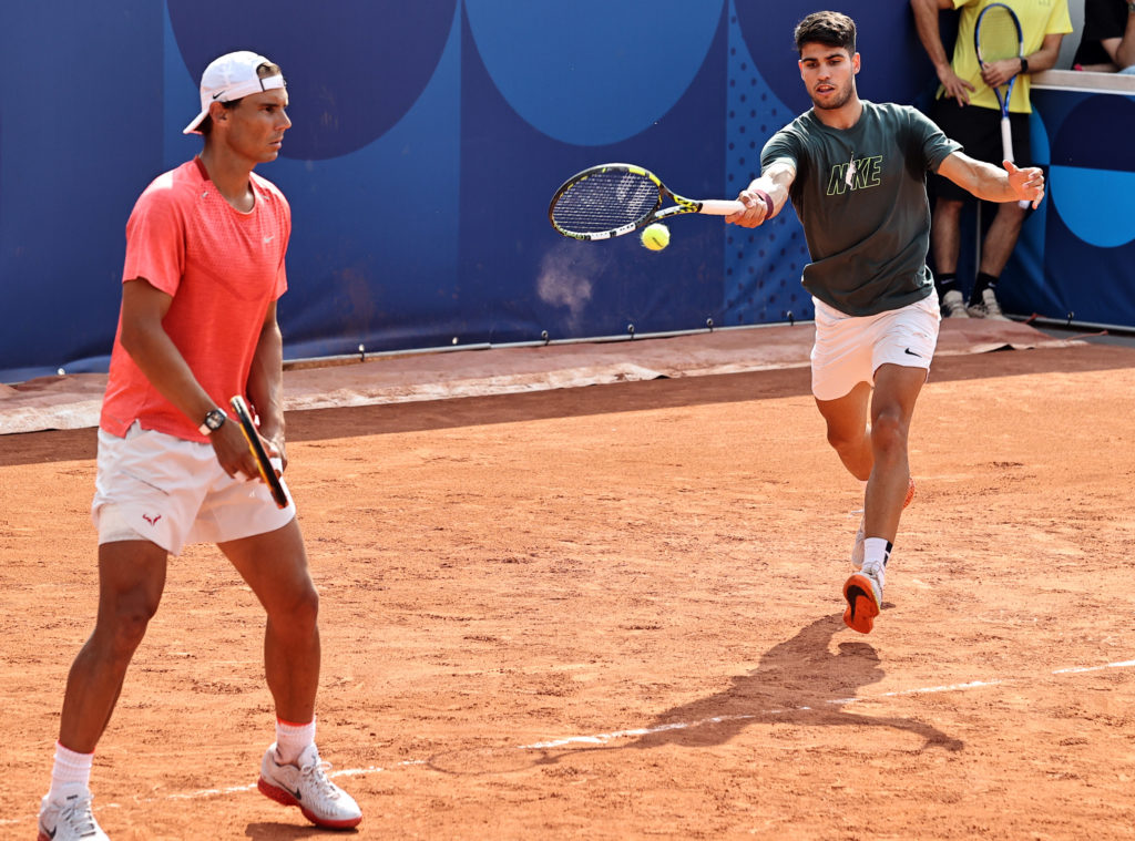 Spanish Tennis Squad Trains For Paris 2024 Olympic Games