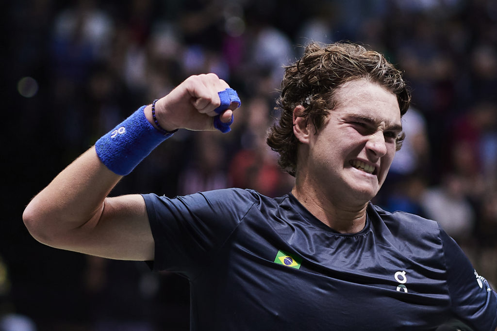 2024 Davis Cup Finals Group Stage Bologna - Belgium v Brazil