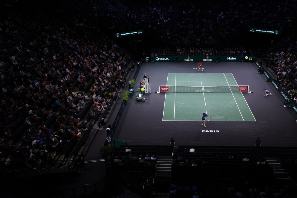 A general view of the Paris Masters in 2024.