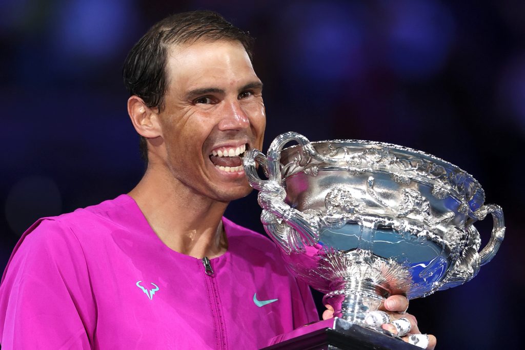 TOPSHOT-TENNIS-AUS-OPEN-TROPHY