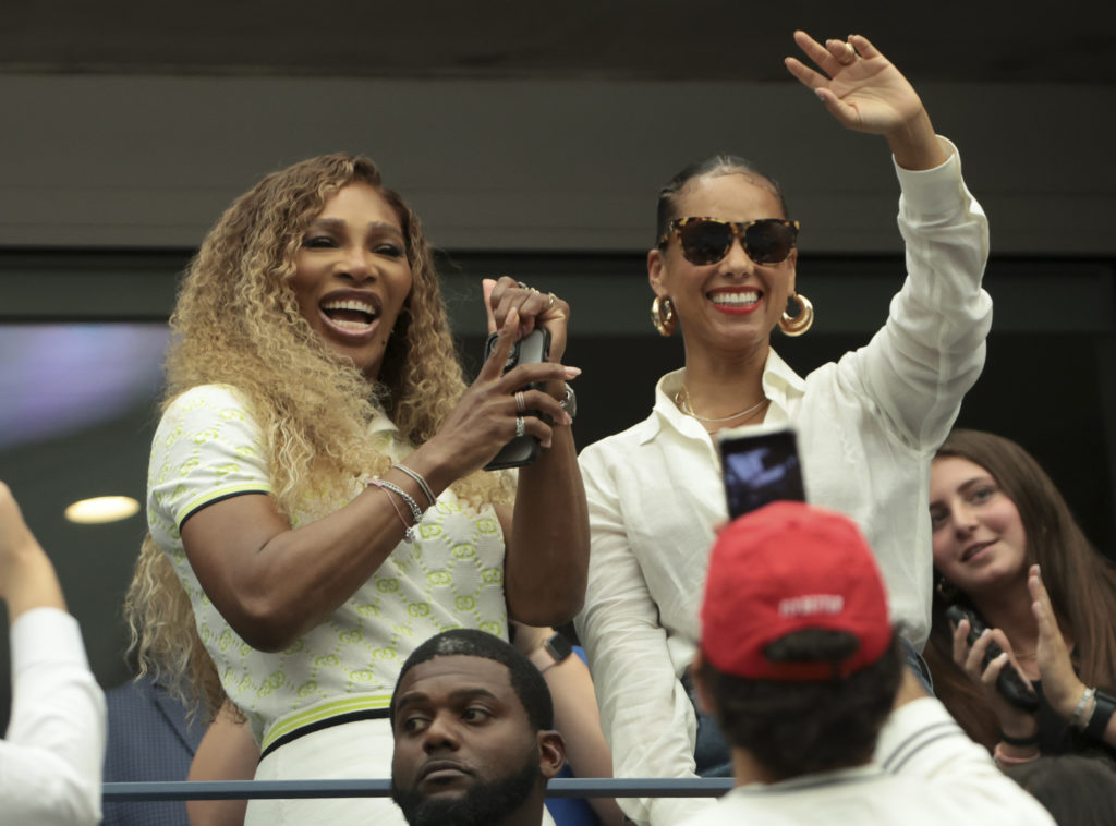 Celebrities Attend The 2024 US Open Tennis Championships - Day 7