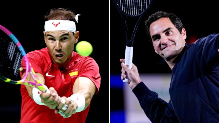 Rafael Nadal and Roger Federer.
