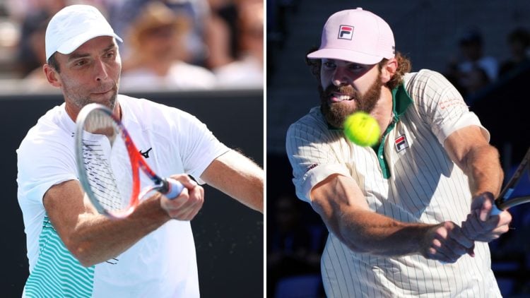 Reilly Opelka and Ivo Karlovic