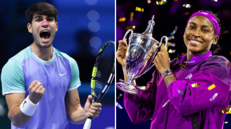 Carlos Alcaraz and Coco Gauff who are both in the ATP and WTA top 10 rankings