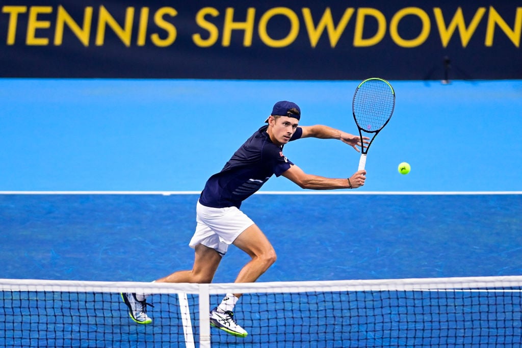 ANTWERP TENNIS UTS 3 FINAL GAME GASQUET VS MINAUR