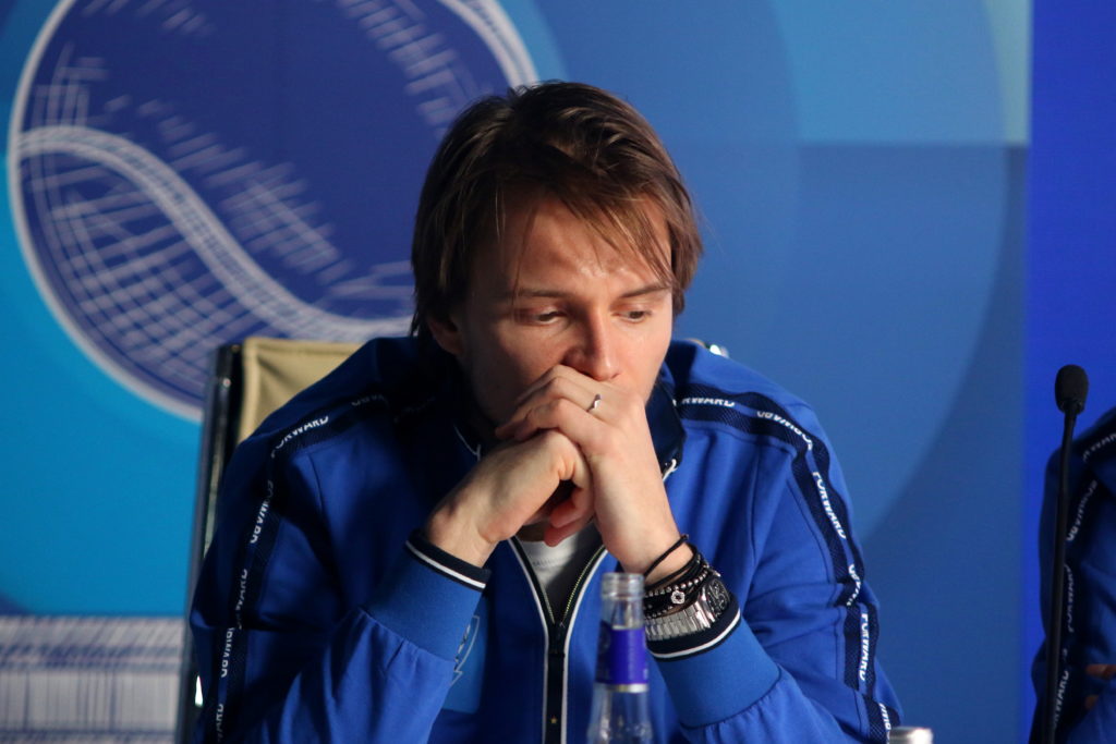 Alexander Bublik, at a press conference on the North Palmyra
