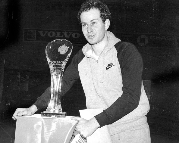 John McEnroe hopes to keep the Volvo Trophy he won in last y