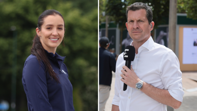 Split image of Tim Henman (R) and Laura Robson (L)