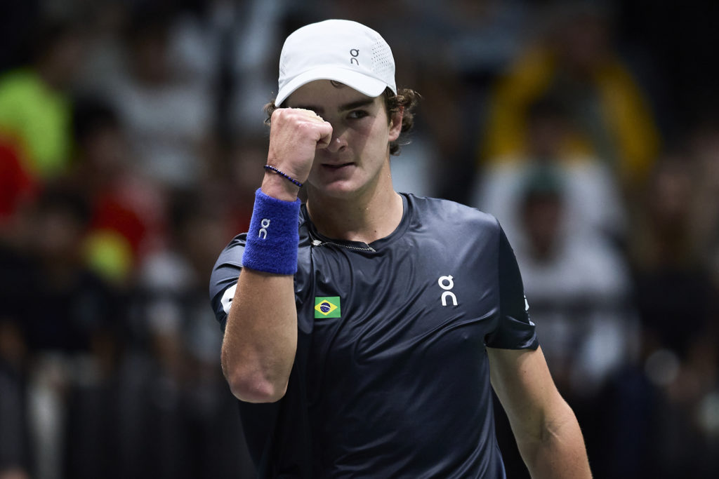 2024 Davis Cup Finals Group Stage Bologna - Netherlands v Brazil