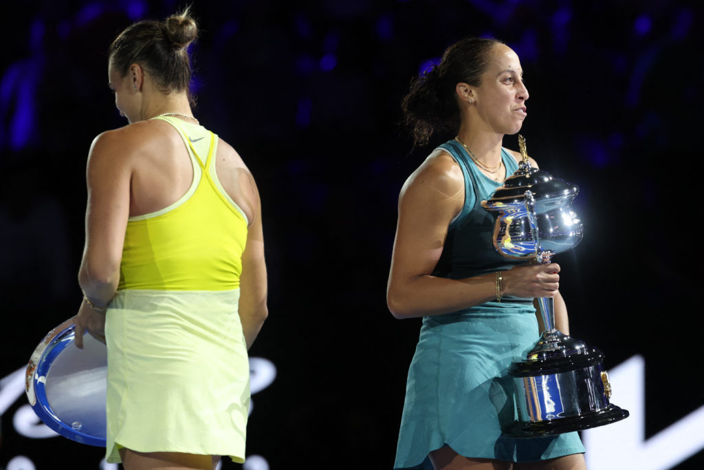 TENNIS-AUS-OPEN-PODIUM