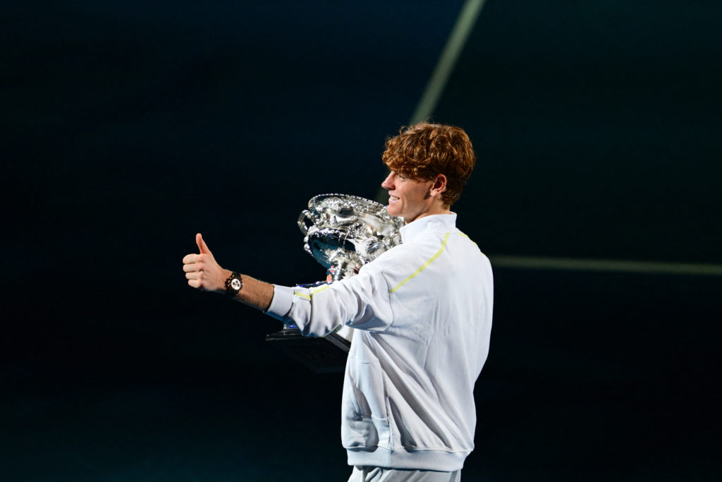 TENNIS-AUS-OPEN-PODIUM