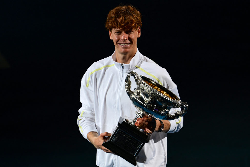 TENNIS-AUS-OPEN-PODIUM