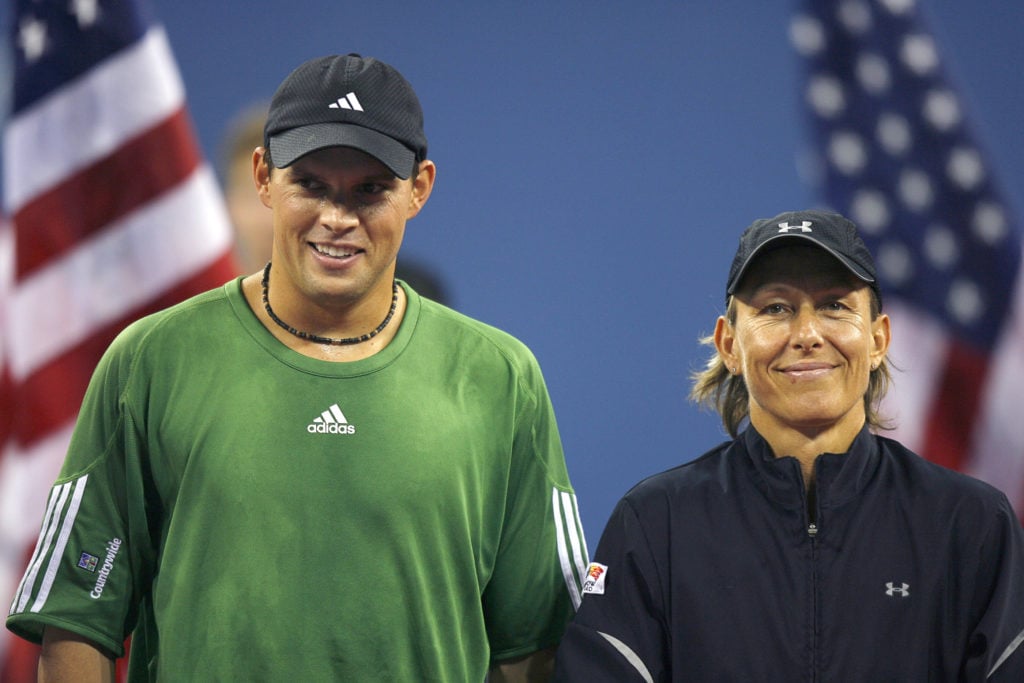 2006 US Open - Mixed Doubles - Final - Navratilova/Bryan vs Peschke/Damm
