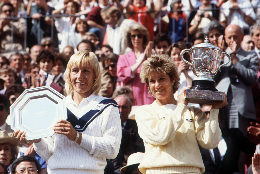 TENNIS-NAVRATILOVA/EVERT