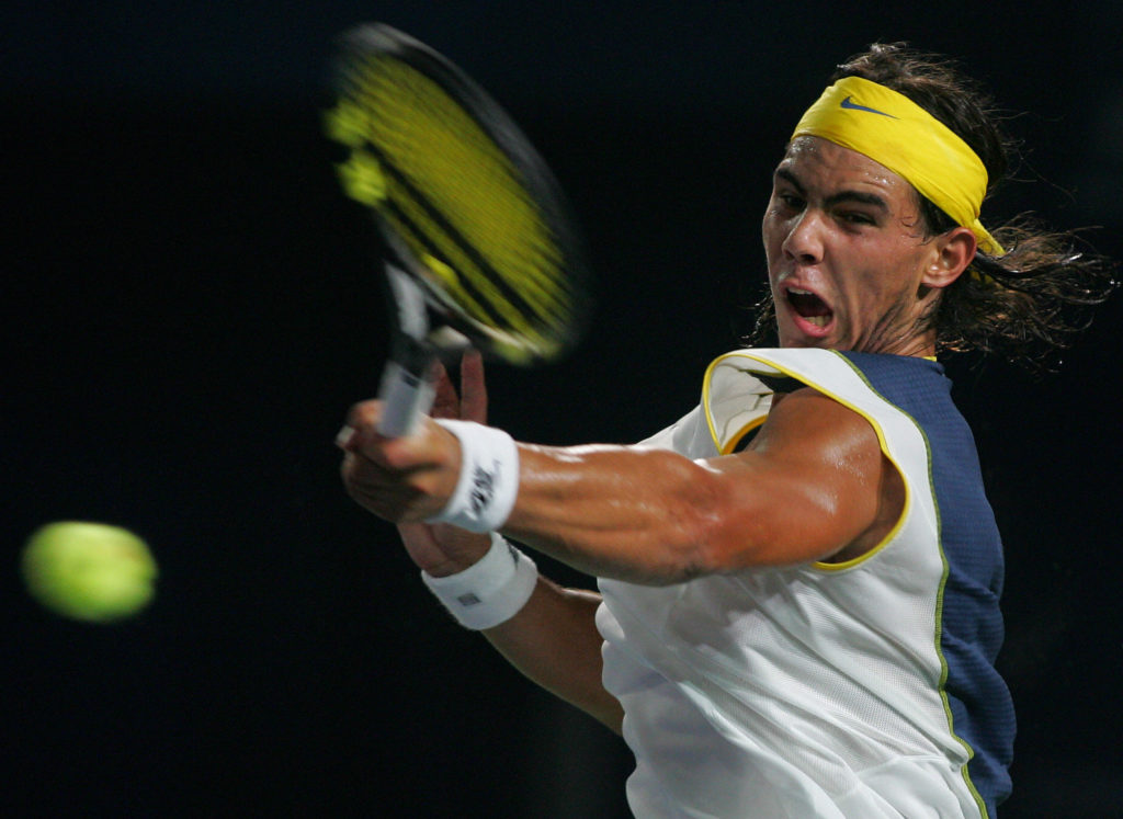 China Open top seed Rafael Nadal of Spai