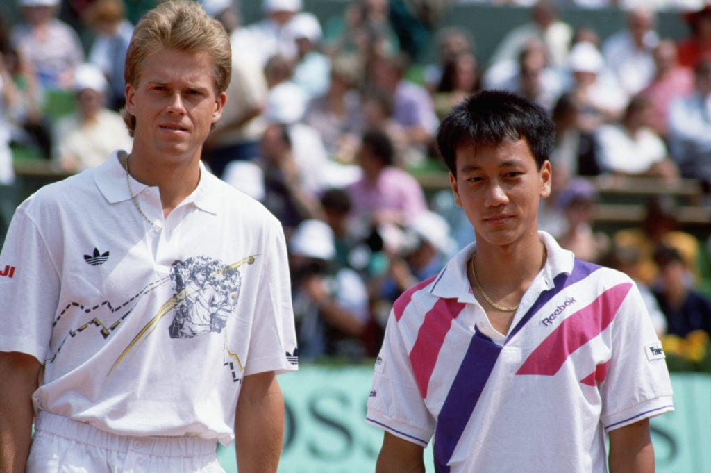 Stefan Edberg and Michael Chang