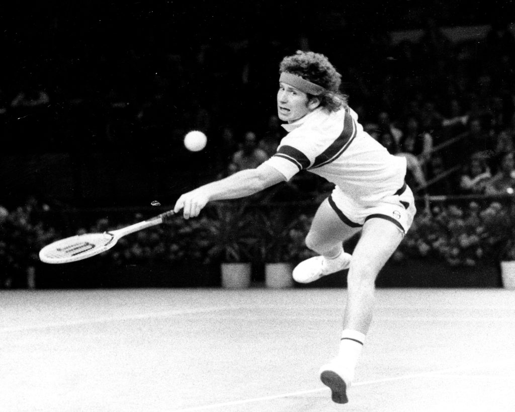 John McEnroe vs Arthur Ashe Tennis Finals, John McEnroe blas