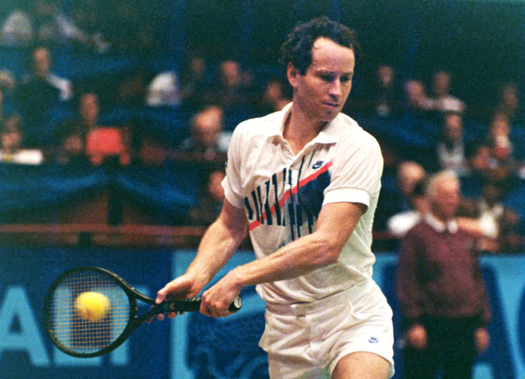 John McEnroe in Vienna 1990