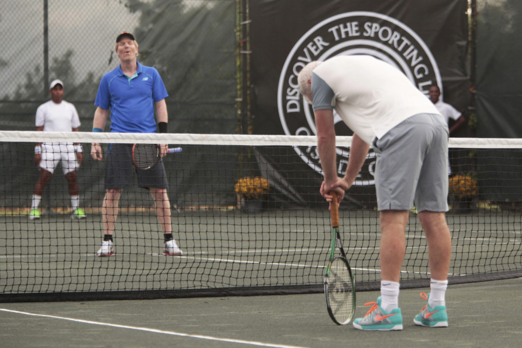 John McEnroe v Jim Courier - Exhibition Match