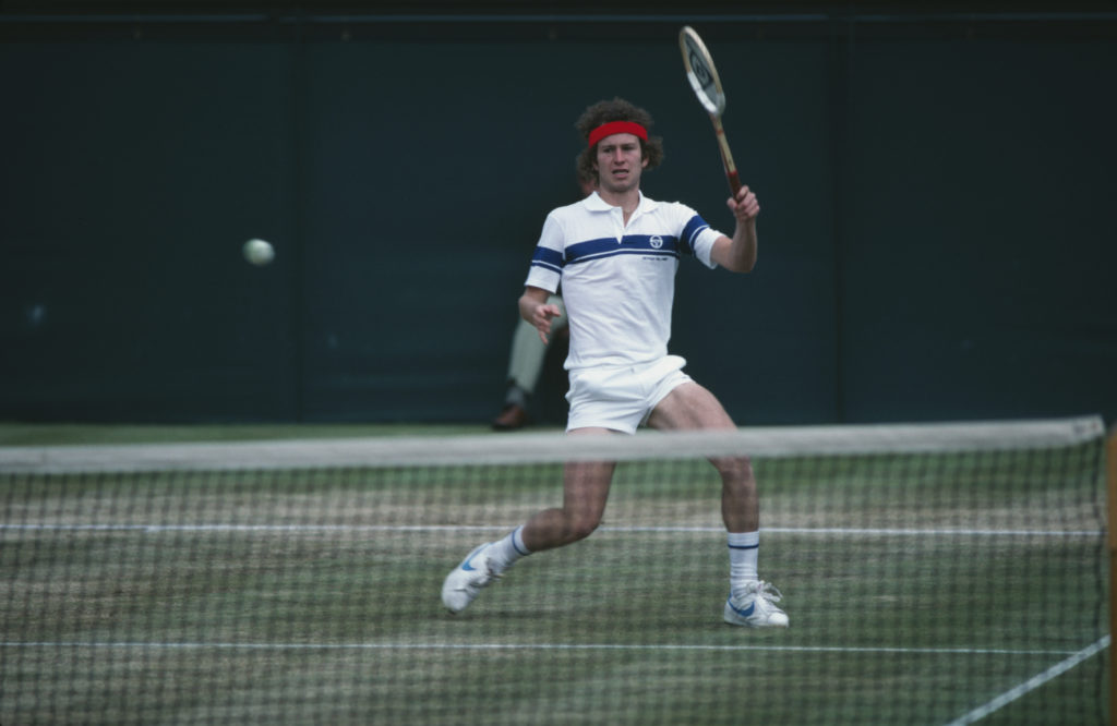 John McEnroe in action.
