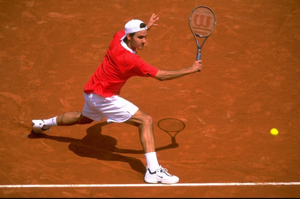 Roger Federer of Switzerland