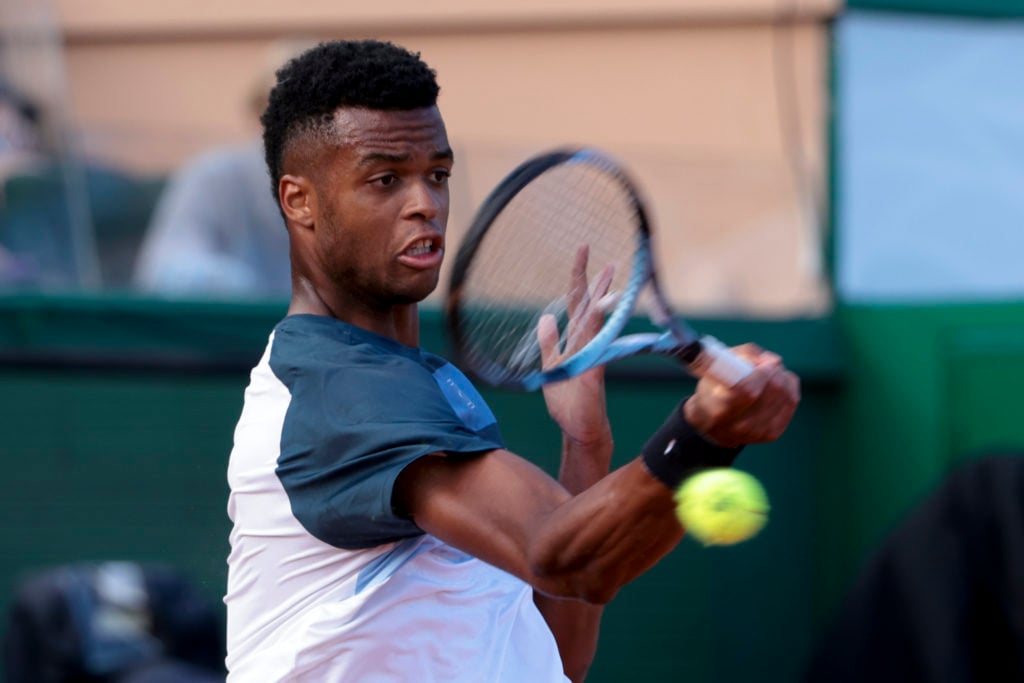 Giovanni Mpetshi Perricard at the Monte Carlo Masters.