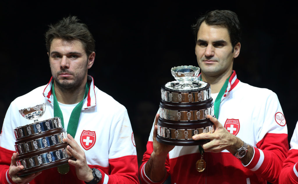 France v Switzerland - Davis Cup World Group Final: Day Three