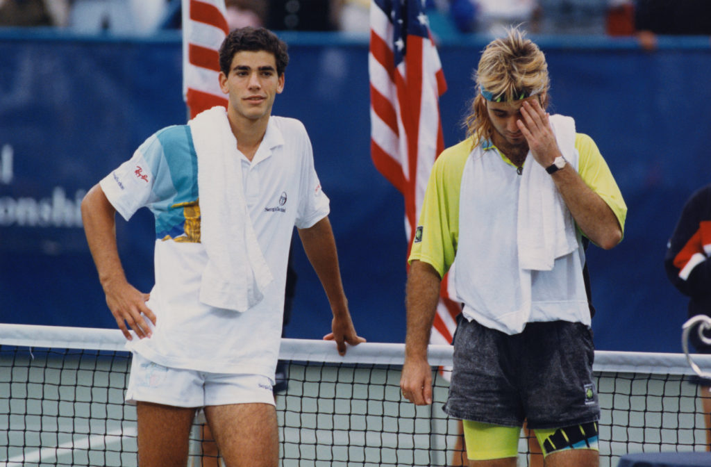 Pete Sampras and Andre Agassi