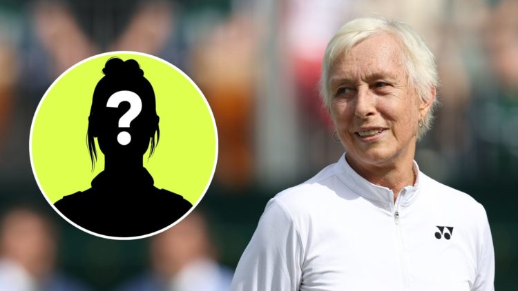 Martina Navratilova (USA) during her Mixed Invitational Doubles match with Thomas Enqvist (SWE) against Nenad Zimonjic (SRB) and Barbara Schett. In...