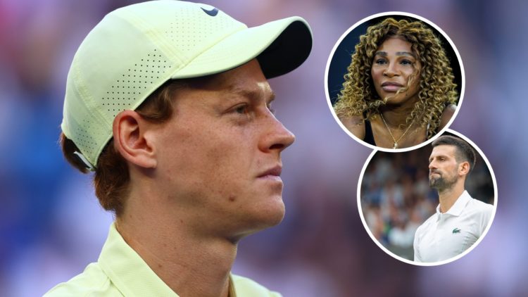 Jannik Sinner of Italy is seen prior to the Men's Singles Final against Alexander Zverev of Germany during day 15 of the 2025 Australian Open at Me...