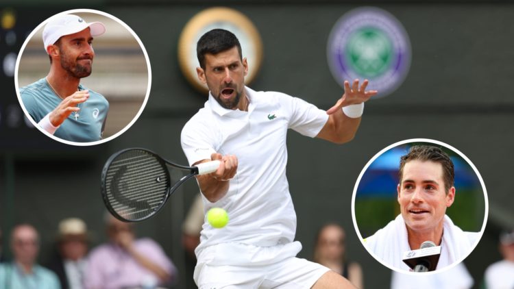 Djokovic/Isner/Johnson split