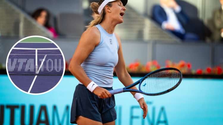 Azarenka/WTA logo split