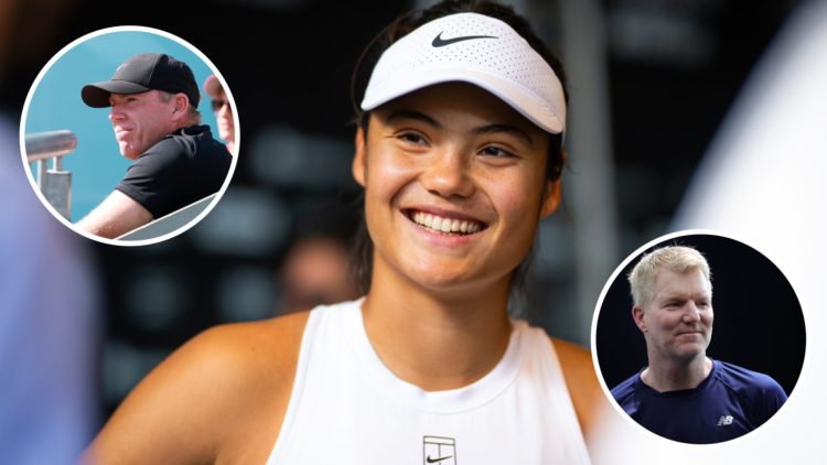 Jim Courier/Emma Raducanu/Mark Petchey split