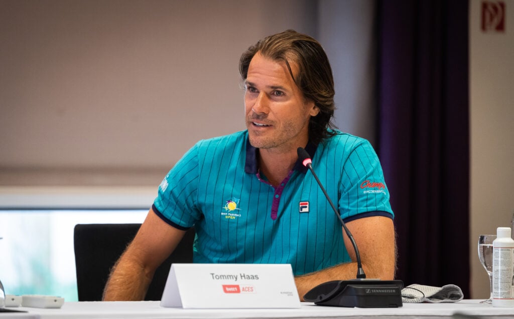 Tennis - press conference bett1ACES
