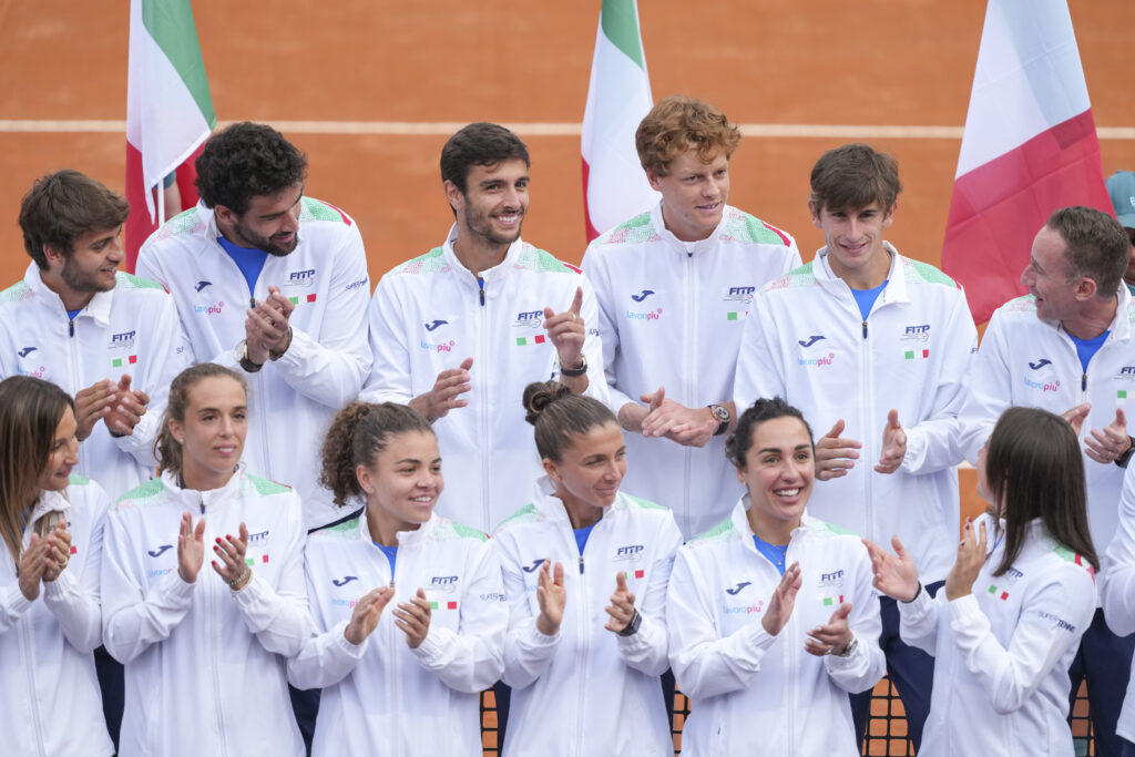 Tennis, Internazionali BNL d'Italia 2025: Celebration Team Italy Davis and Billie Jean King Cup Teams