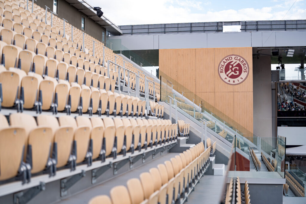 A general view of Roland Garros.