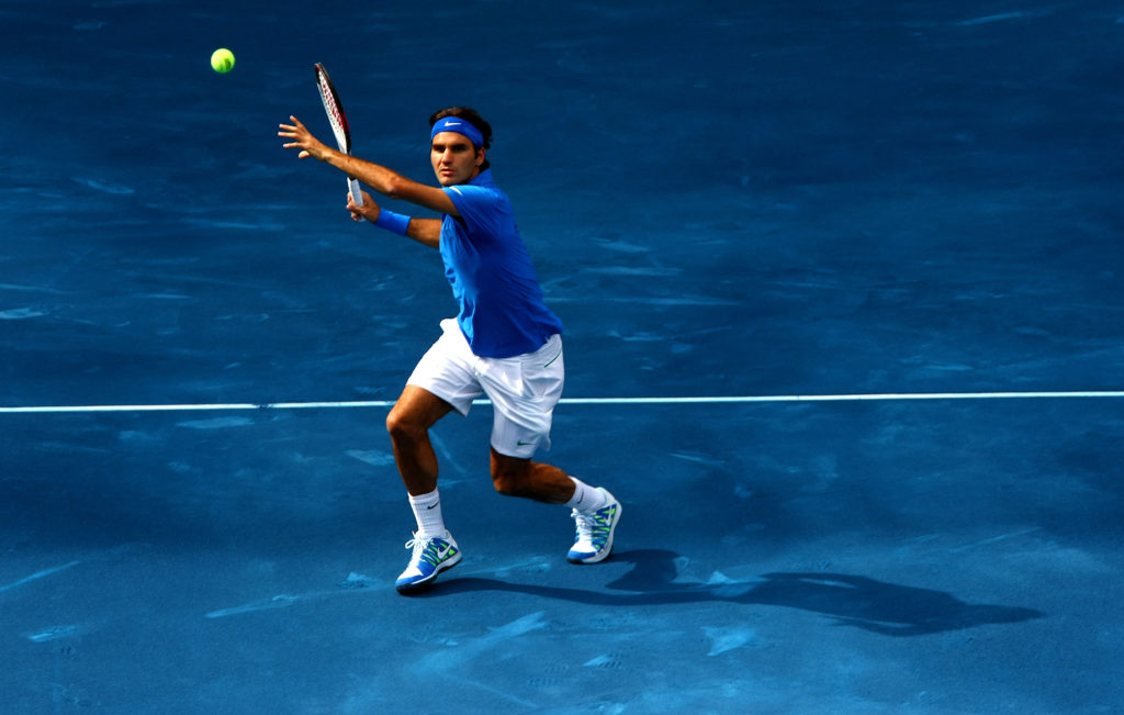 Tennis - Mutua Madrid Open 2012 - Roger Federer v Tomas Berdych