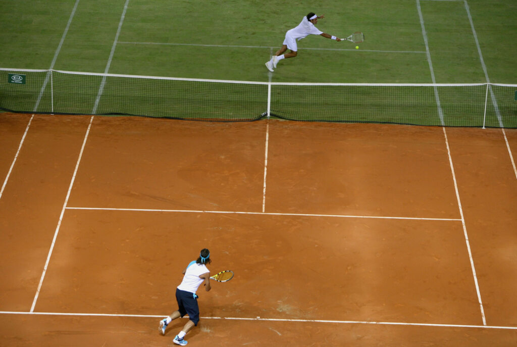 The Battle of the Surfaces- Rafael Nadal v Roger Federer