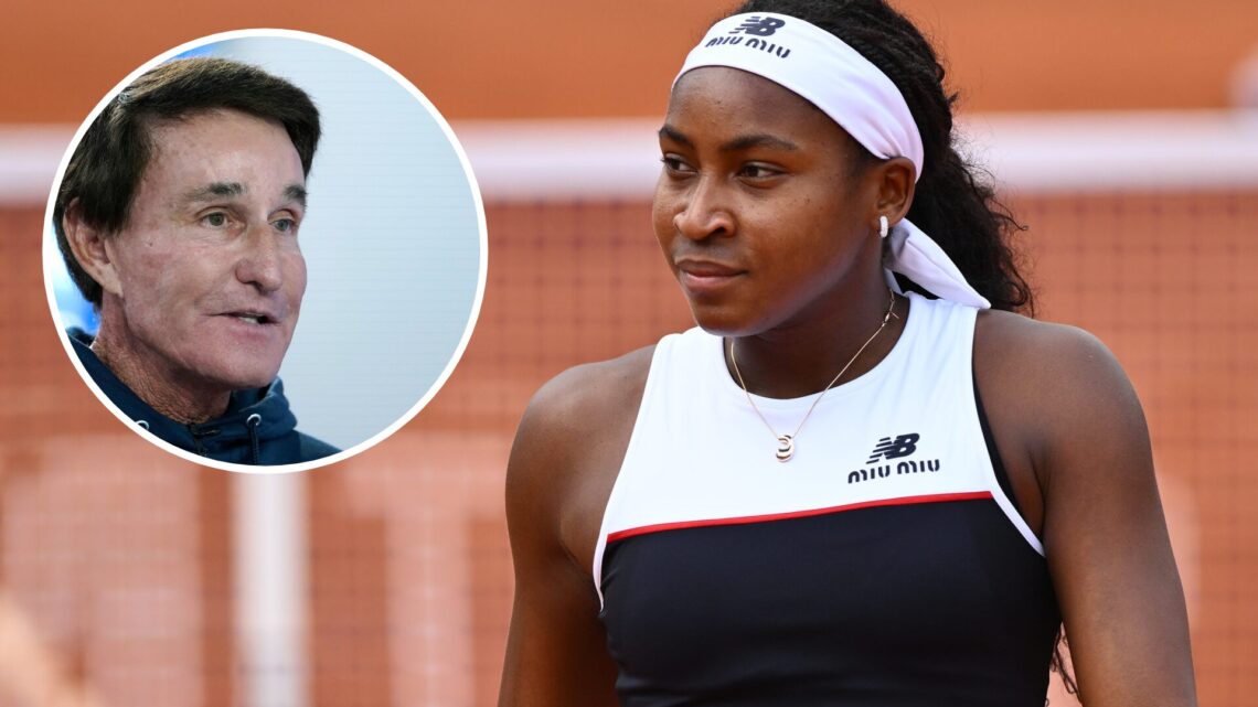 Coco Gauff and Alex Eala play against Sara Errani and Jasmine Paolini during the Internazionali BNL d'Italia Day Ten at Foro Italico in Rome, with ...