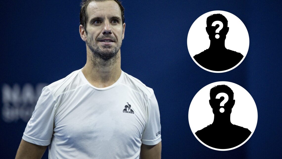 Richard Gasquet in action on court
