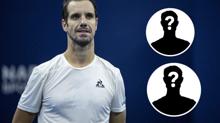 Richard Gasquet in action on court