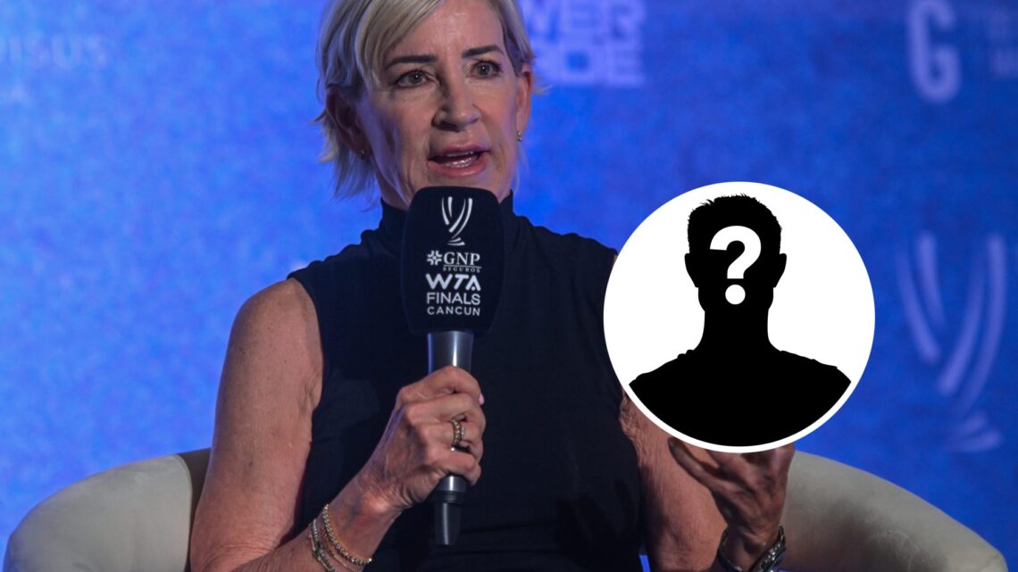 Chris Evert speaking at the 2023 WTA Finals